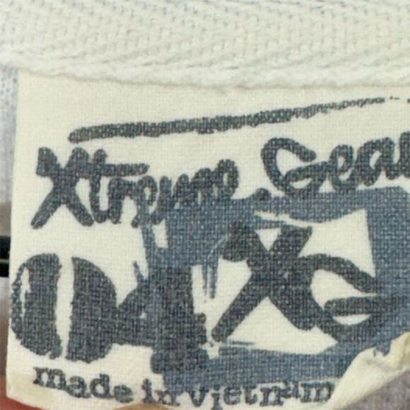 Xtreme Gear Crewneck Sweater White Black Brown Stripe Knit Pullover Retro XL - Picture 4 of 7